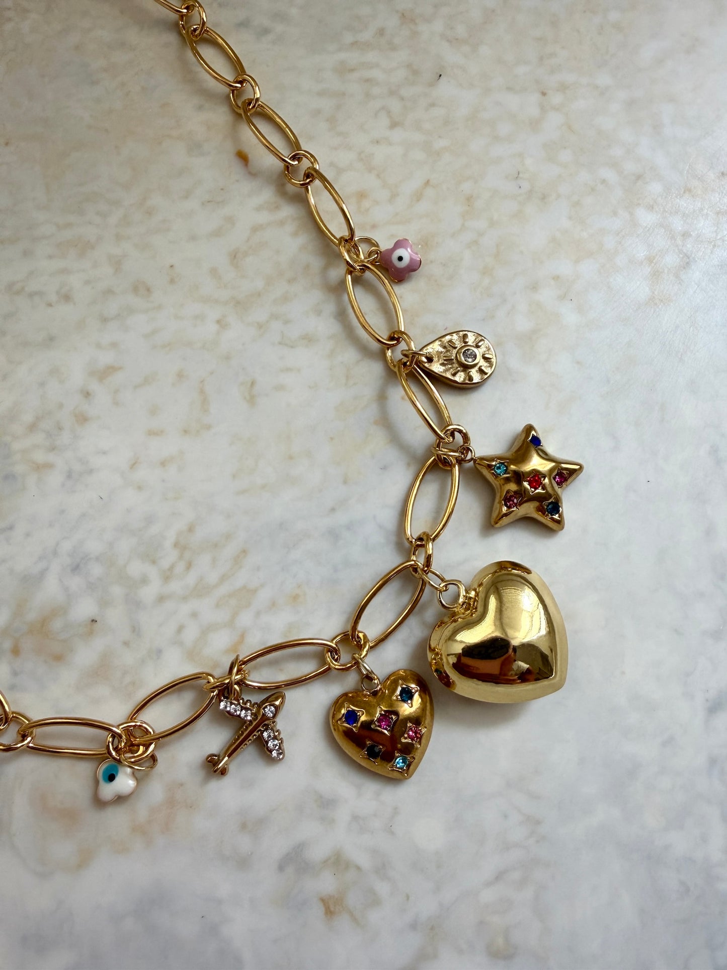 Solstice charm necklace