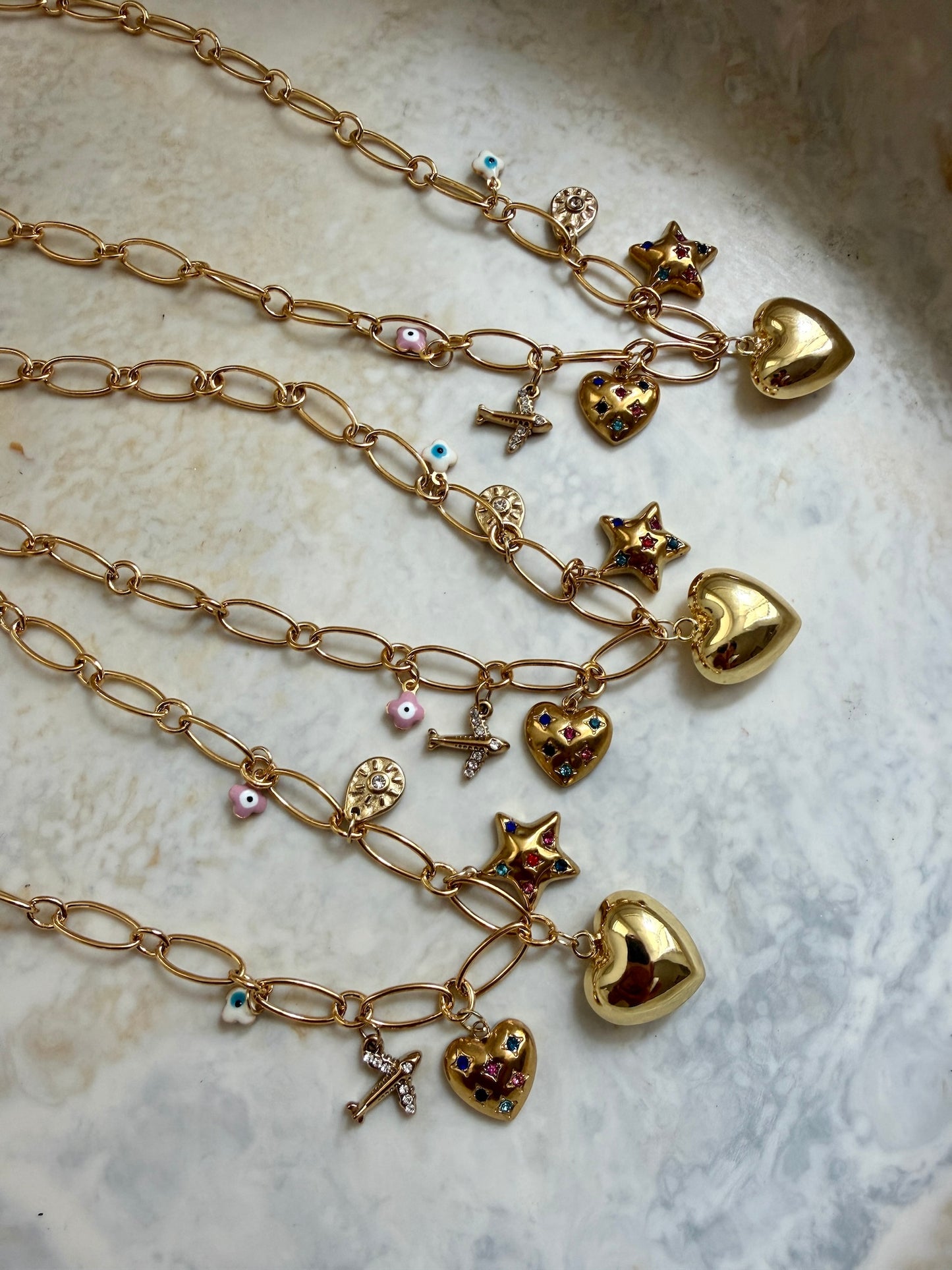 Solstice charm necklace