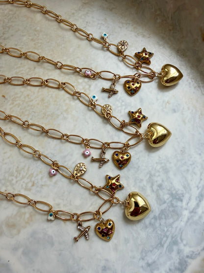 Solstice charm necklace