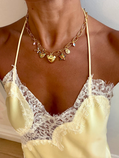 Solstice charm necklace