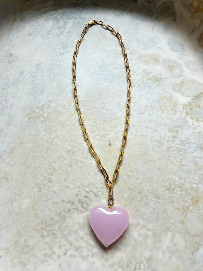 Aurelia heart necklace
