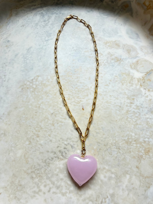Aurelia heart necklace