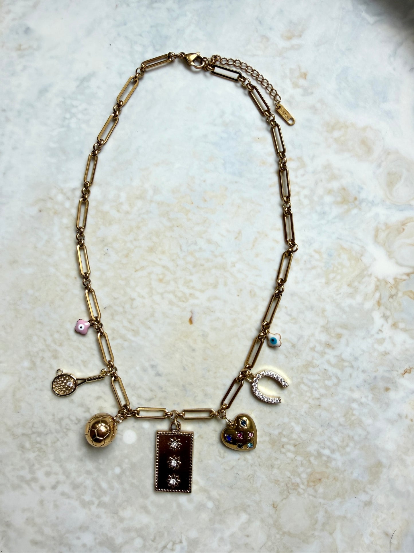 Amulet charm necklace