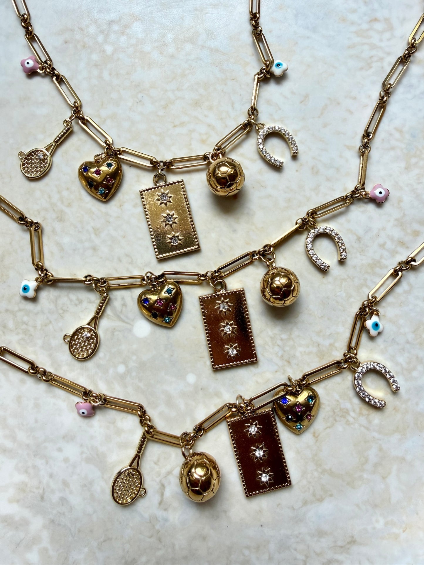 Amulet charm necklace