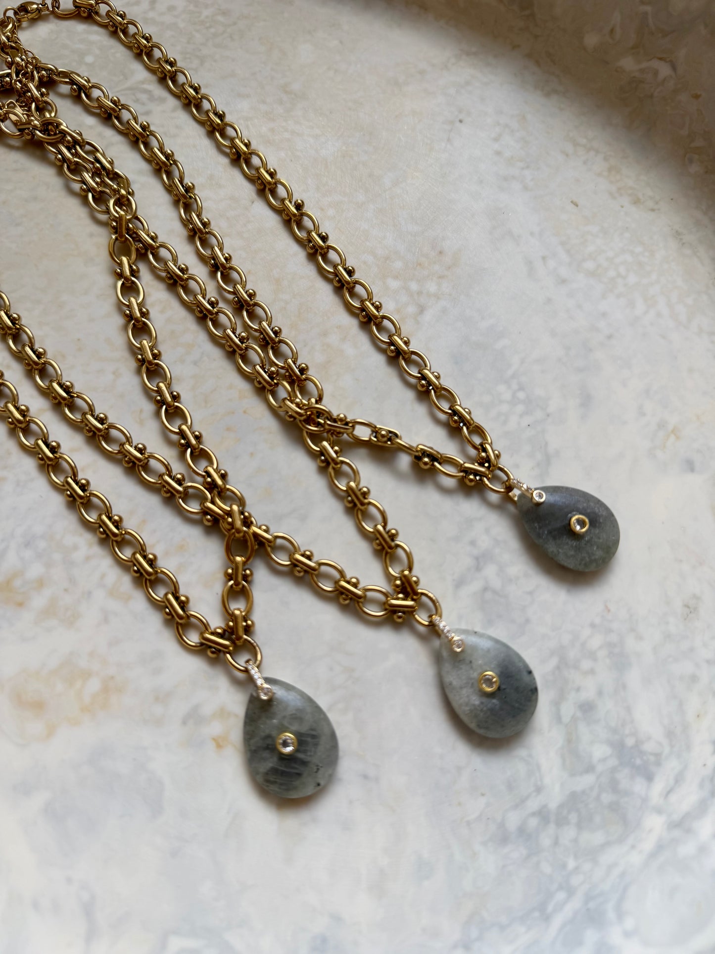 Horizon Stone Necklace