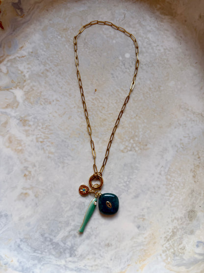 Coastal Glow Charm Necklace