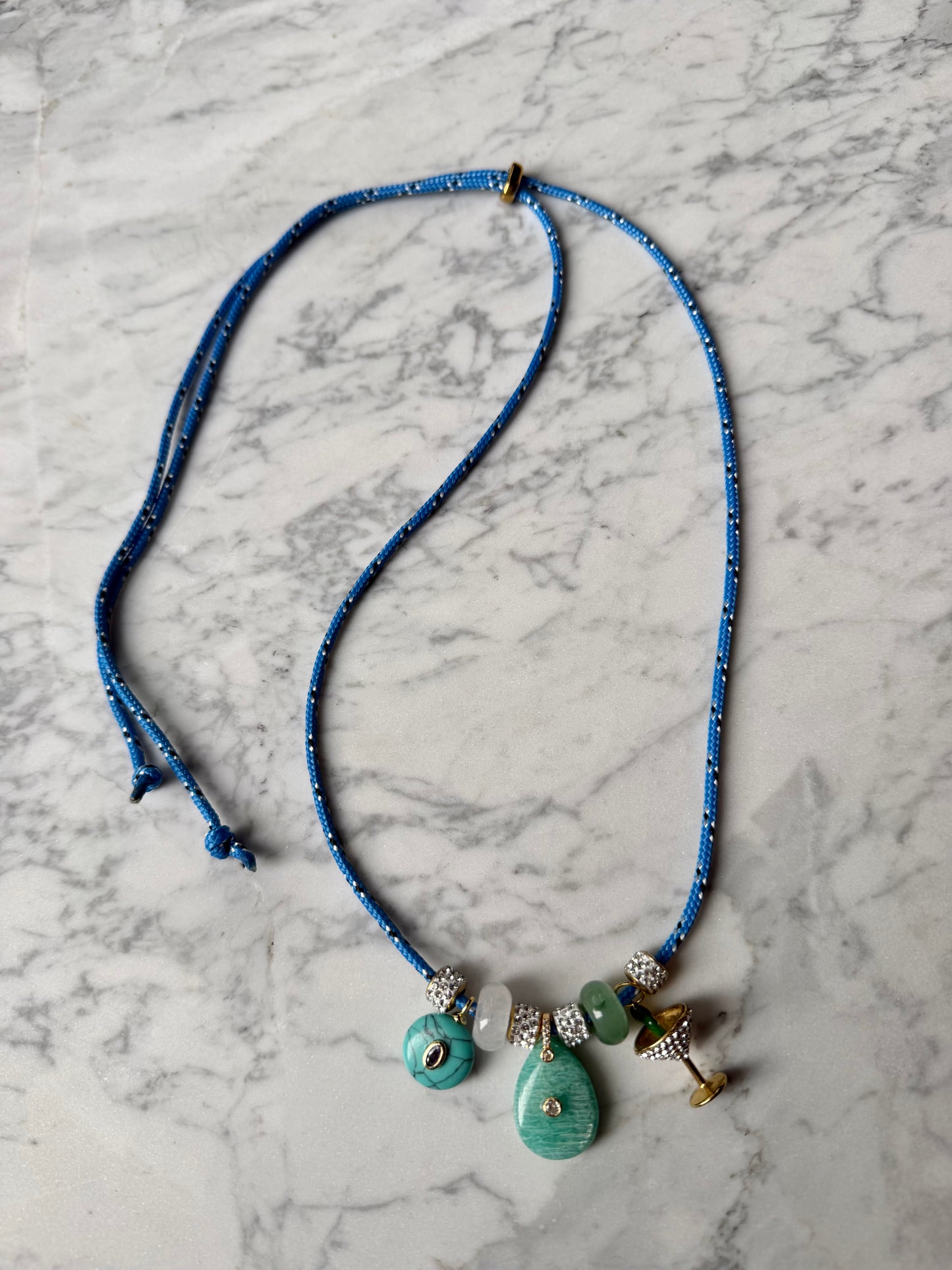 Riviera Paracord Charm Necklace