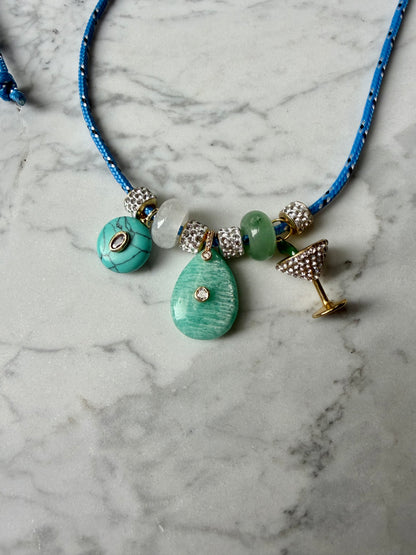 Riviera Paracord Charm Necklace