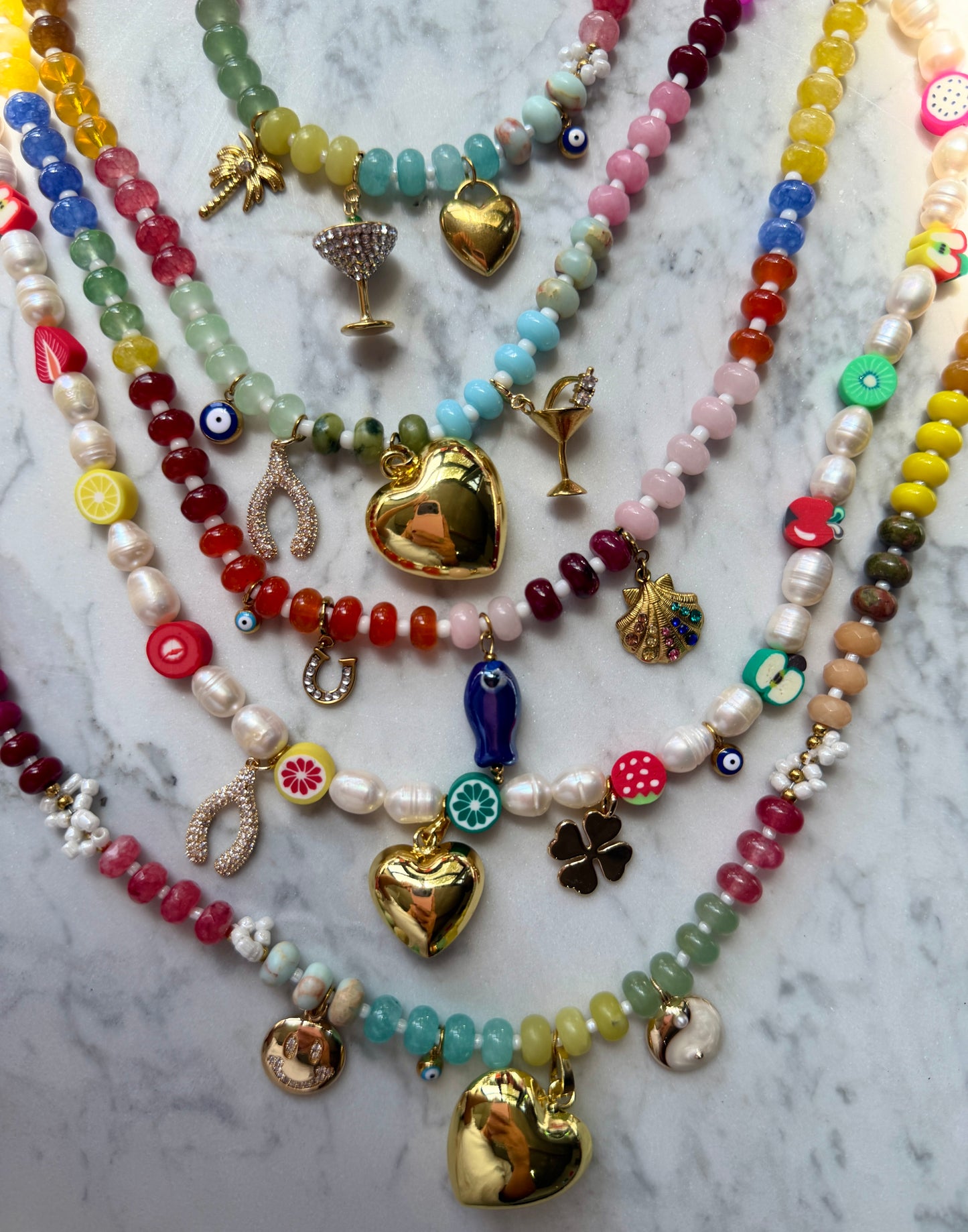 Saltwater Charm Necklace