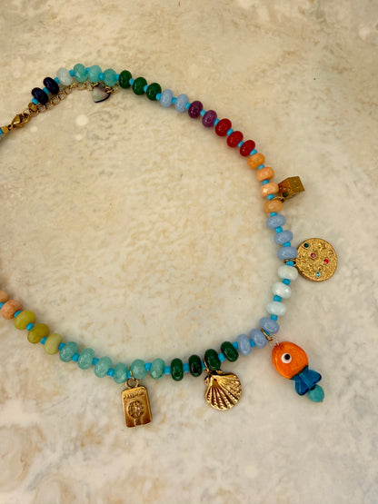 Seaglass Charm Necklace