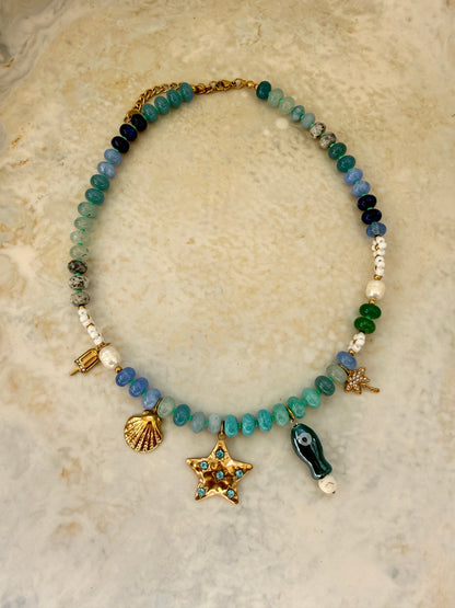 Saffron Charm Necklace