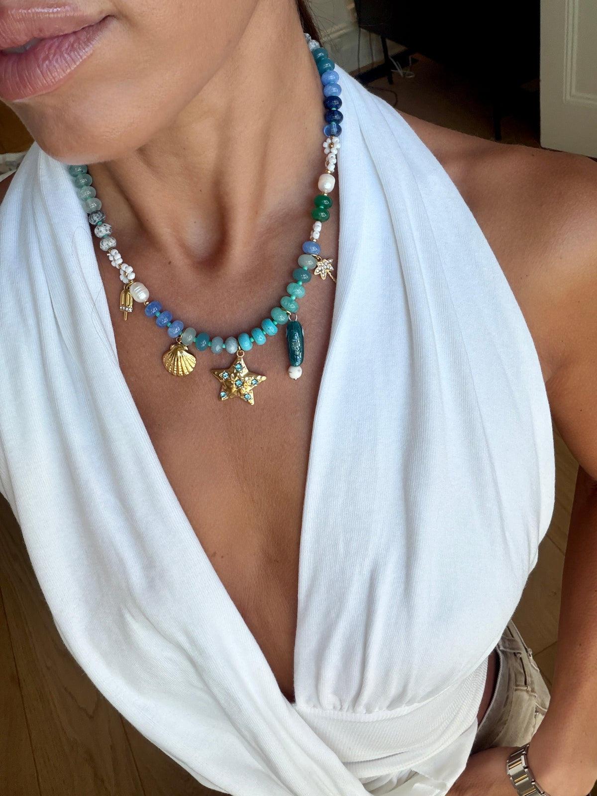 Saffron Charm Necklace