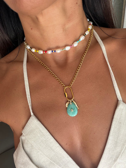Sunrise Charm Necklace