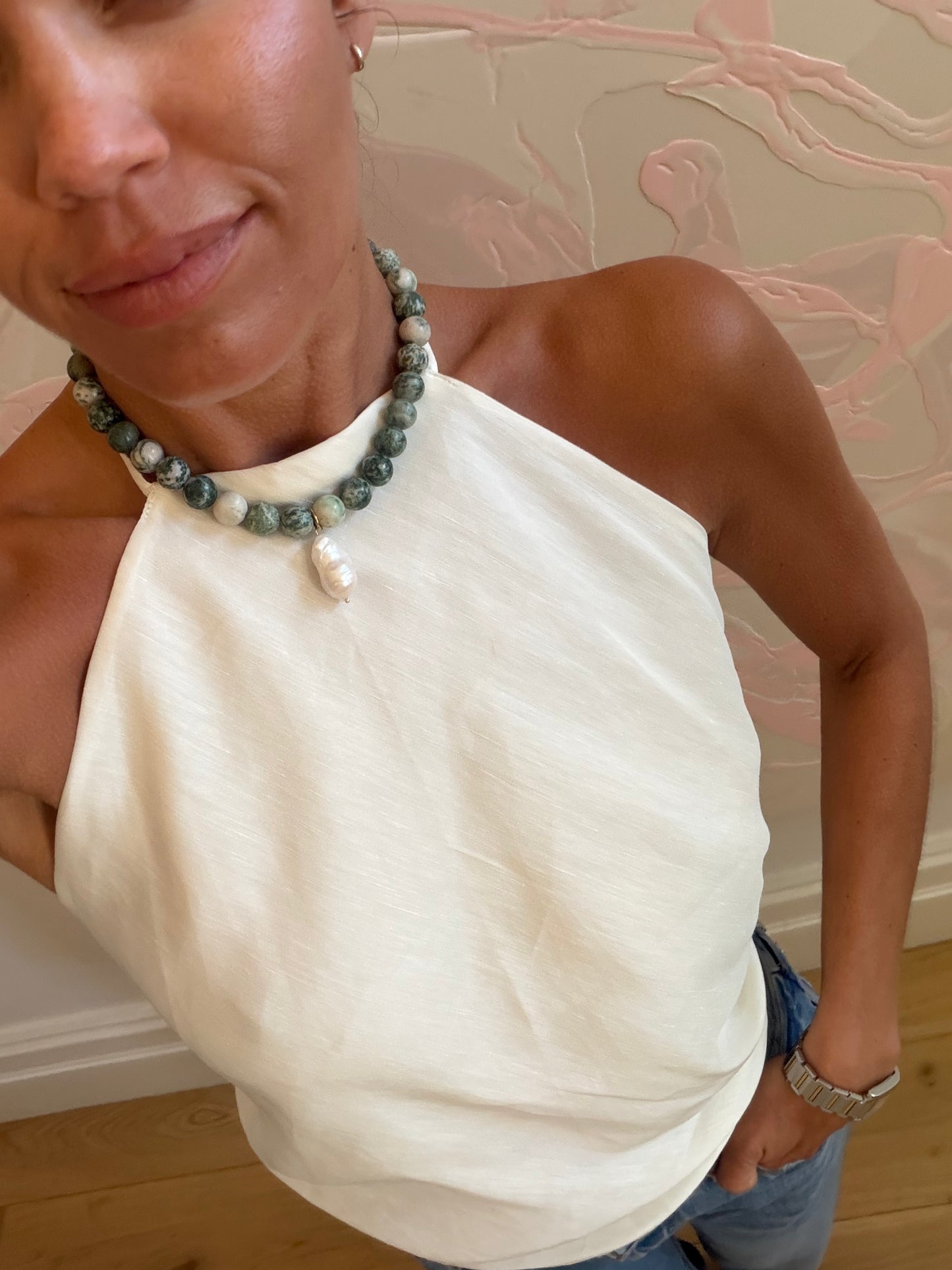 Sunbaked Pearl Necklace