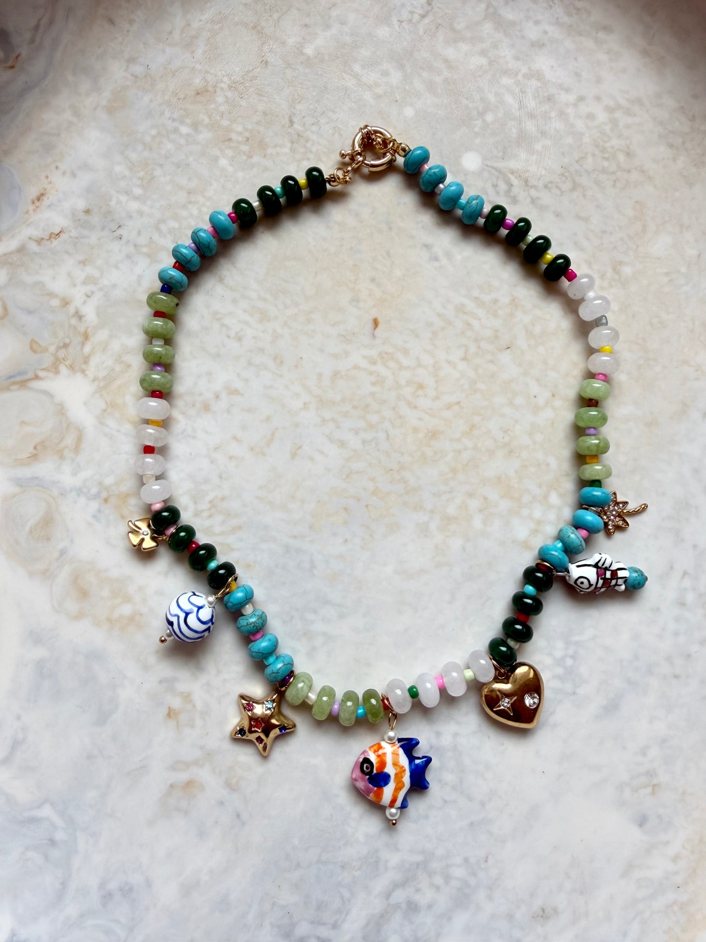 Laurel Charm Necklace