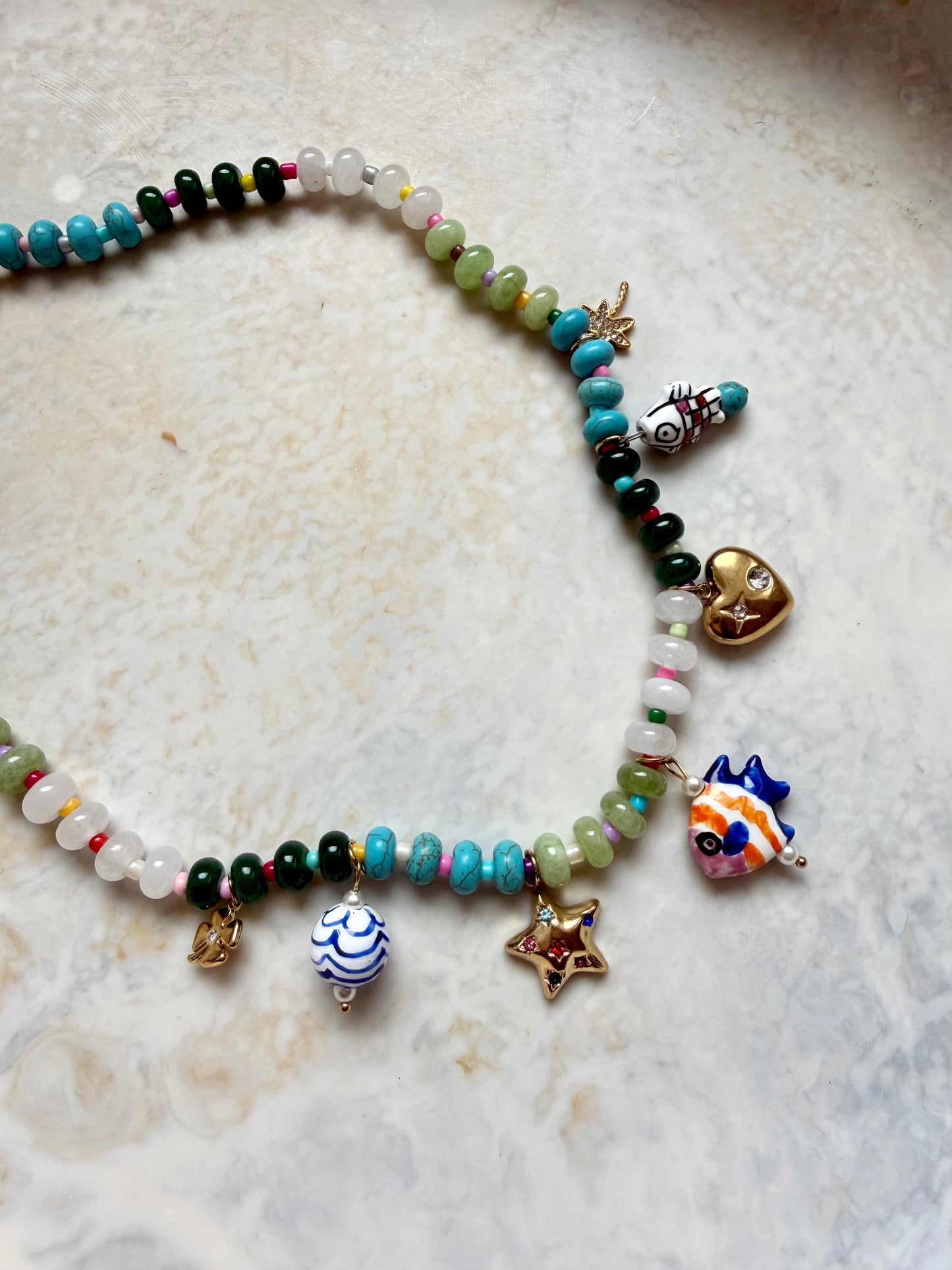 Laurel Charm Necklace
