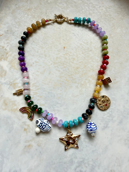 Olive Charm Necklace