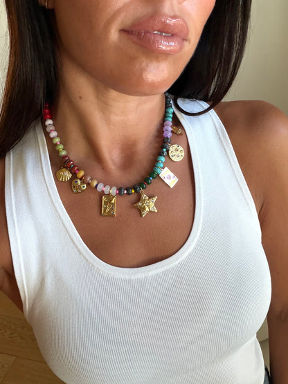 Olive Charm Necklace