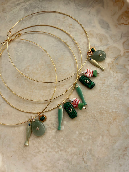 Coastal Charm Cuff Necklace