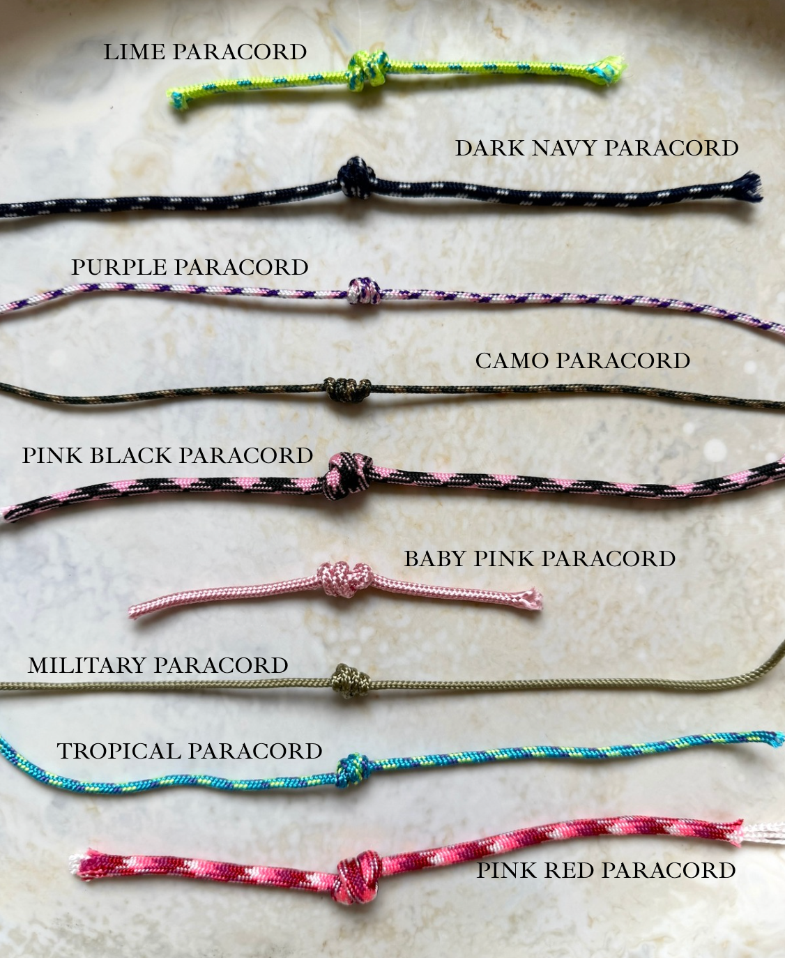 Personalised Paracord Bracelet