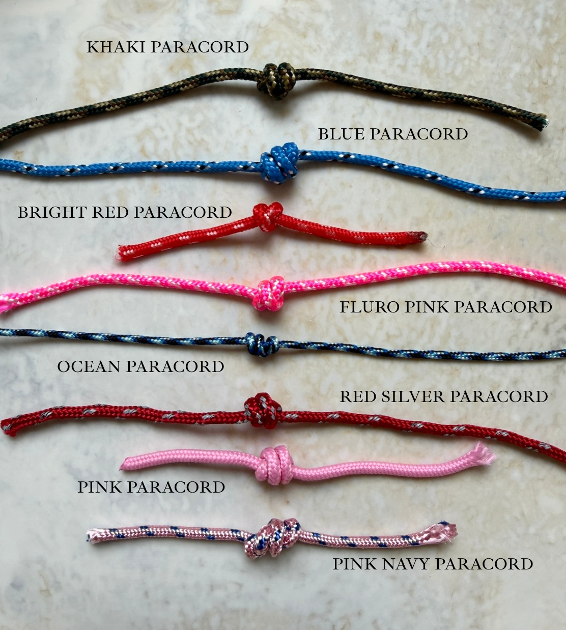 Personalised Paracord Bracelet