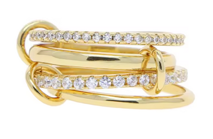 Azure Four Stacked Ring