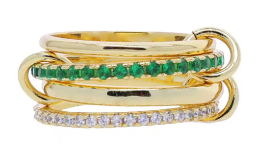 Azure Four Stacked Ring